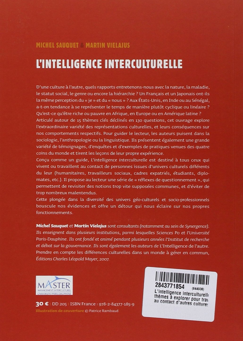 L’intelligence interculturelle 4ème de couverture
